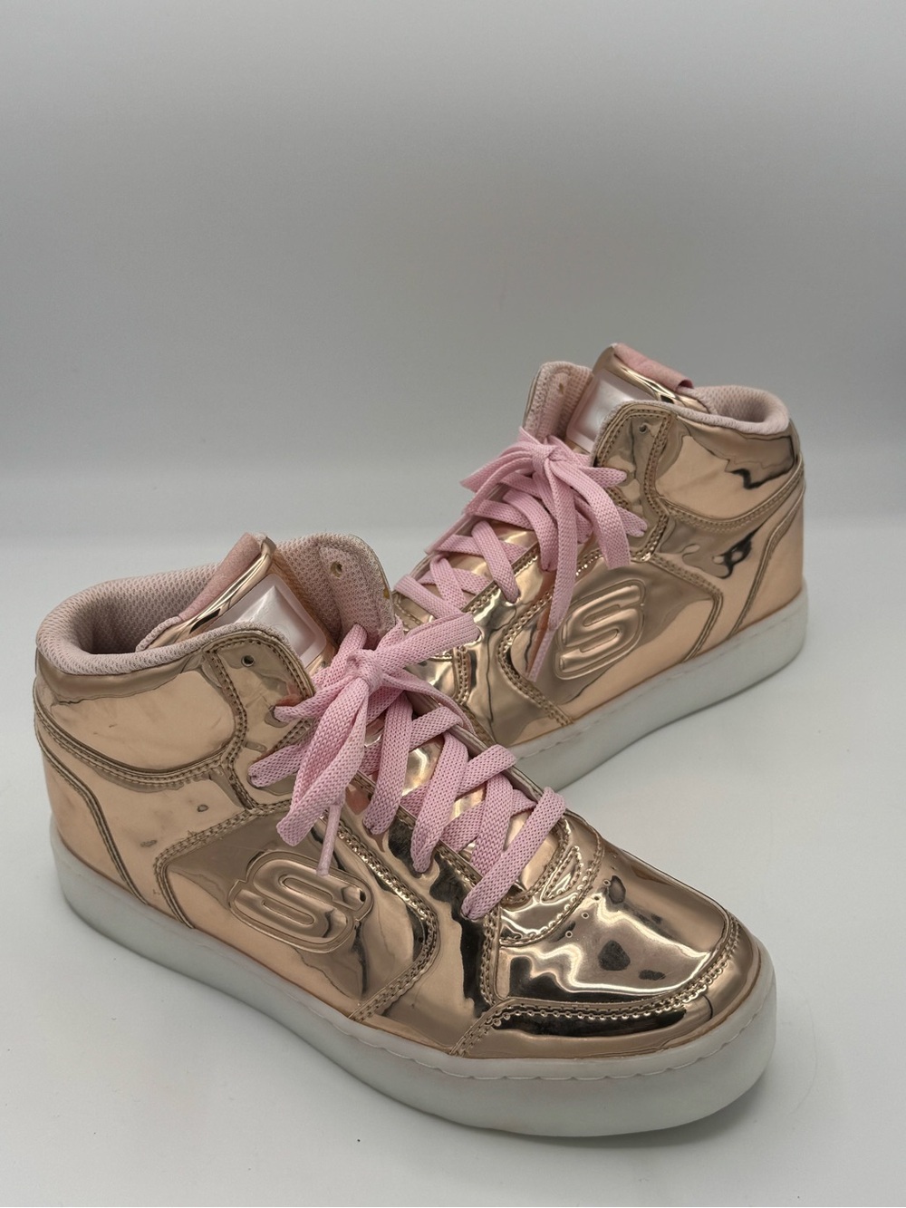 Skechers Energy Lights Dance n Dazzle Metallic Rose Gold - 11 Light Modes